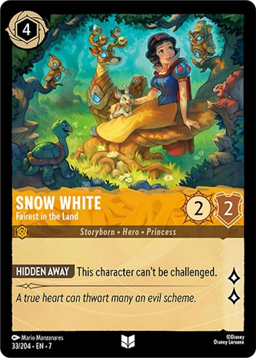 Image for Snow White - Fairest in the Land (33/204) (7) - Disney Lorcana