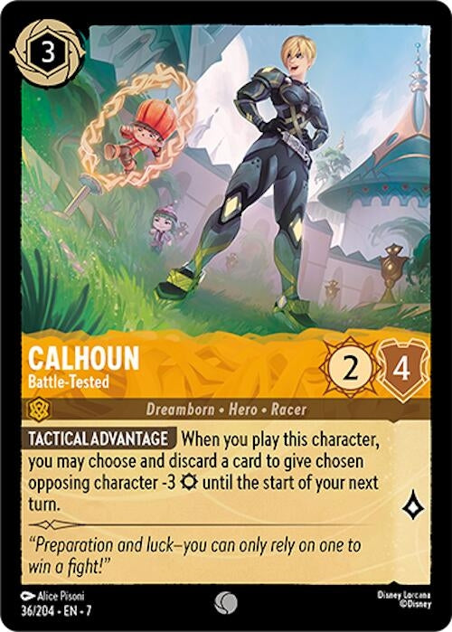 Image for Calhoun - Battle-Tested (36/204) (7) - Disney Lorcana