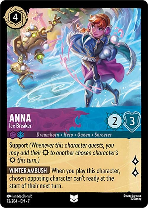 Image for Anna - Ice Breaker (72/204) (7) - Disney Lorcana