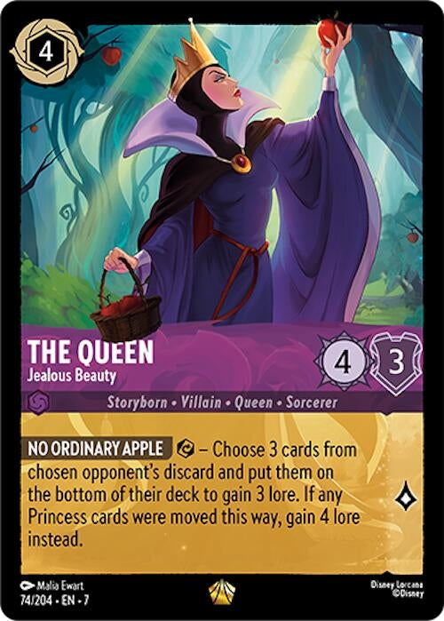 Image for The Queen - Jealous Beauty (74/204) (7) - Disney Lorcana