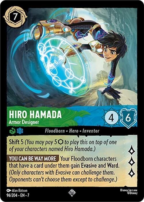 Image for Hiro Hamada - Armor Designer (96/204) (7) - Disney Lorcana
