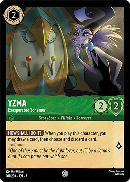 Image for Yzma - Exasperated Schemer (101/204) (7) - Disney Lorcana