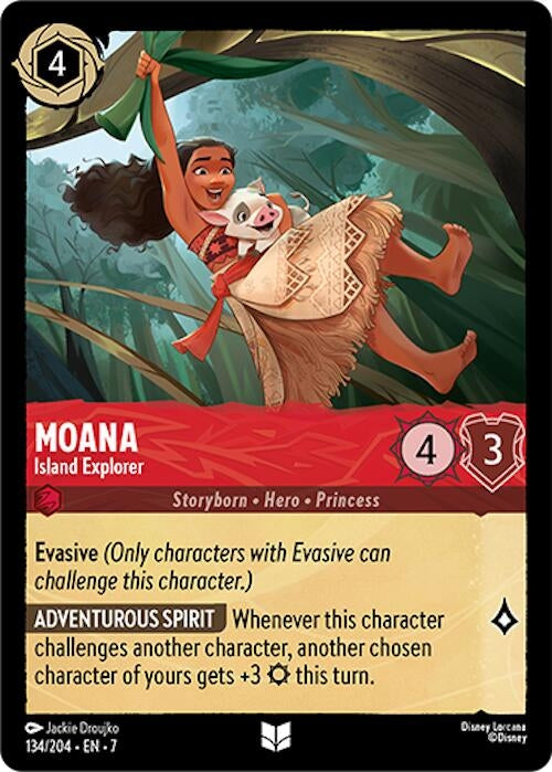 Image for Moana - Island Explorer (134/204) (7) - Disney Lorcana