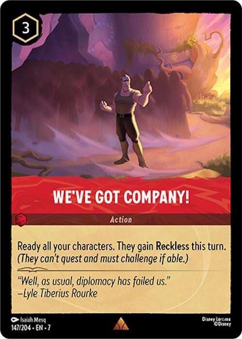Image for We've Got Company! (147/204) (7) - Disney Lorcana