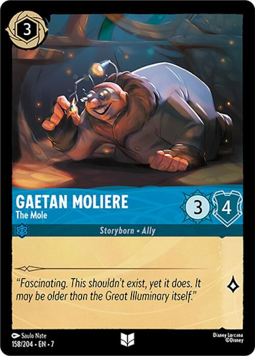 Image for Gaetan Moliere - The Mole (158/204) (7) - Disney Lorcana