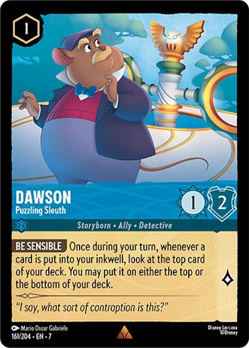 Image for Dawson - Puzzling Sleuth (161/204) (7) - Disney Lorcana