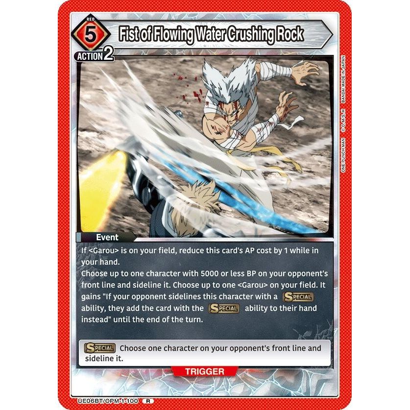 Image for Fist of Flowing Water Crushing Rock (UE06BT/OPM-1-100) (UE06BT) - Union Arena