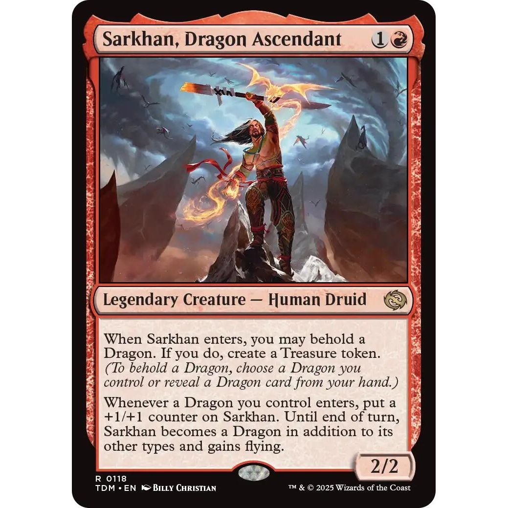 Image for Sarkhan, Dragon Ascendant (118) (TDM) - Magic: The Gathering
