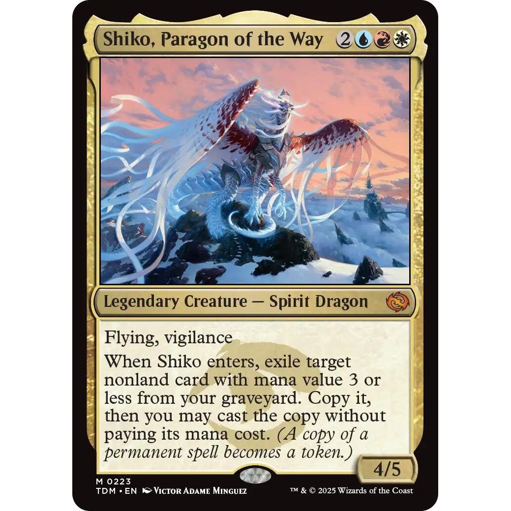 Image for Shiko, Paragon of the Way (223) (TDM) - Magic: The Gathering