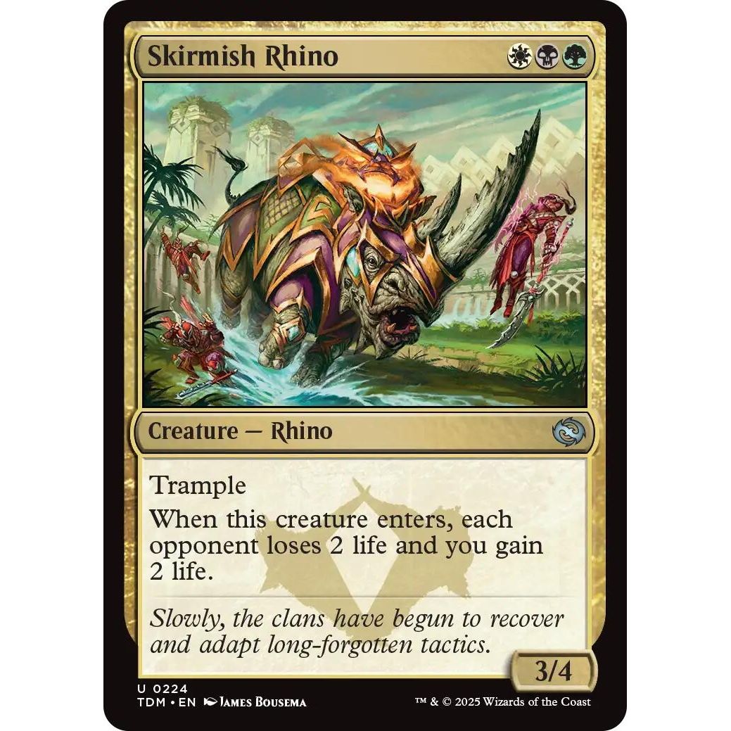Image for Skirmish Rhino (224) (TDM) - Magic: The Gathering