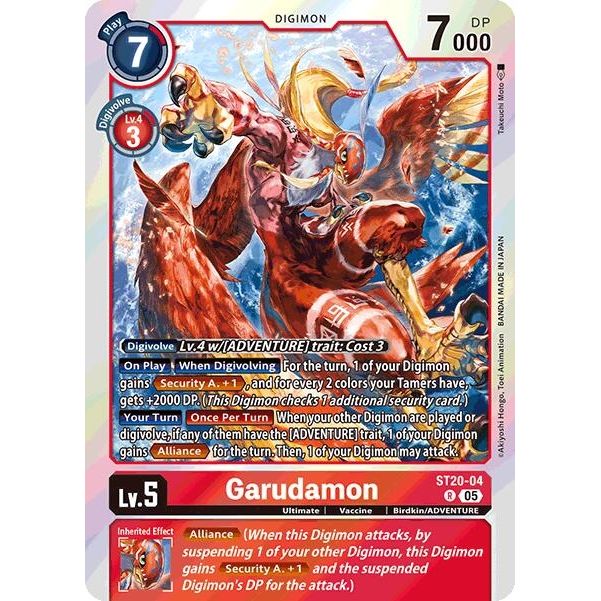 Image for Garudamon (ST20-04 R) (ST-20) - Digimon Card Game
