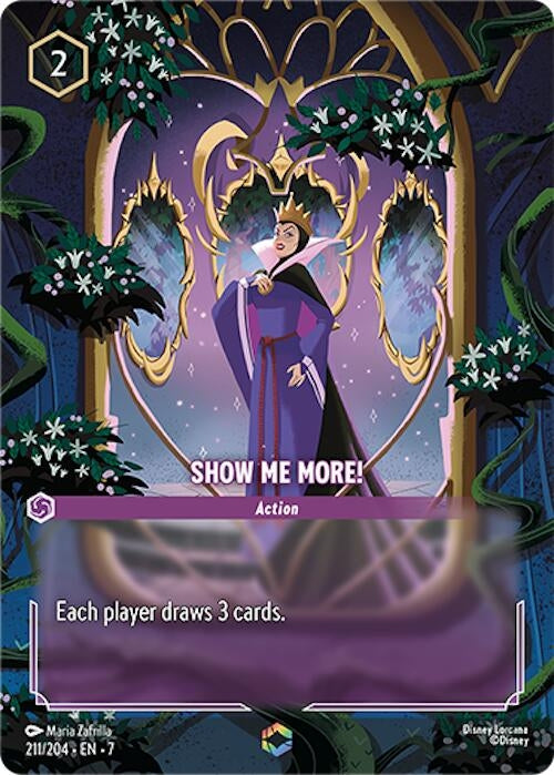 Image for Show Me More! (Enchanted) (211/204) (7) - Disney Lorcana
