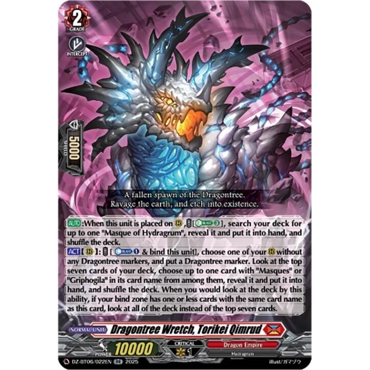 Image for Dragontree Wretch, Torikei Qimrud (DZ-BT06/022EN) (DZ-BT06) - Cardfight Vanguard