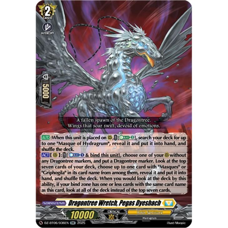 Image for Dragontree Wretch, Pegas Dyeshach (DZ-BT06/036EN) (DZ-BT06) - Cardfight Vanguard