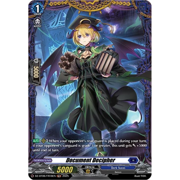 Image for Document Decipher (FR) (DZ-BT06/FR18EN) (DZ-BT06) - Cardfight Vanguard