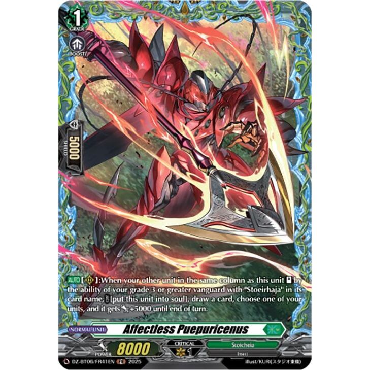 Image for Affectless Puepuricenus (FR) (DZ-BT06/FR41EN) (DZ-BT06) - Cardfight Vanguard