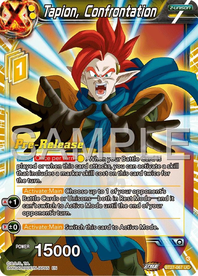 Image for Tapion, Confrontation (BT27-067) (BT27_PR) - Dragon Ball Super: Masters