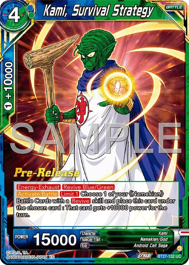 Image for Kami, Survival Strategy (BT27-132) (BT27_PR) - Dragon Ball Super: Masters
