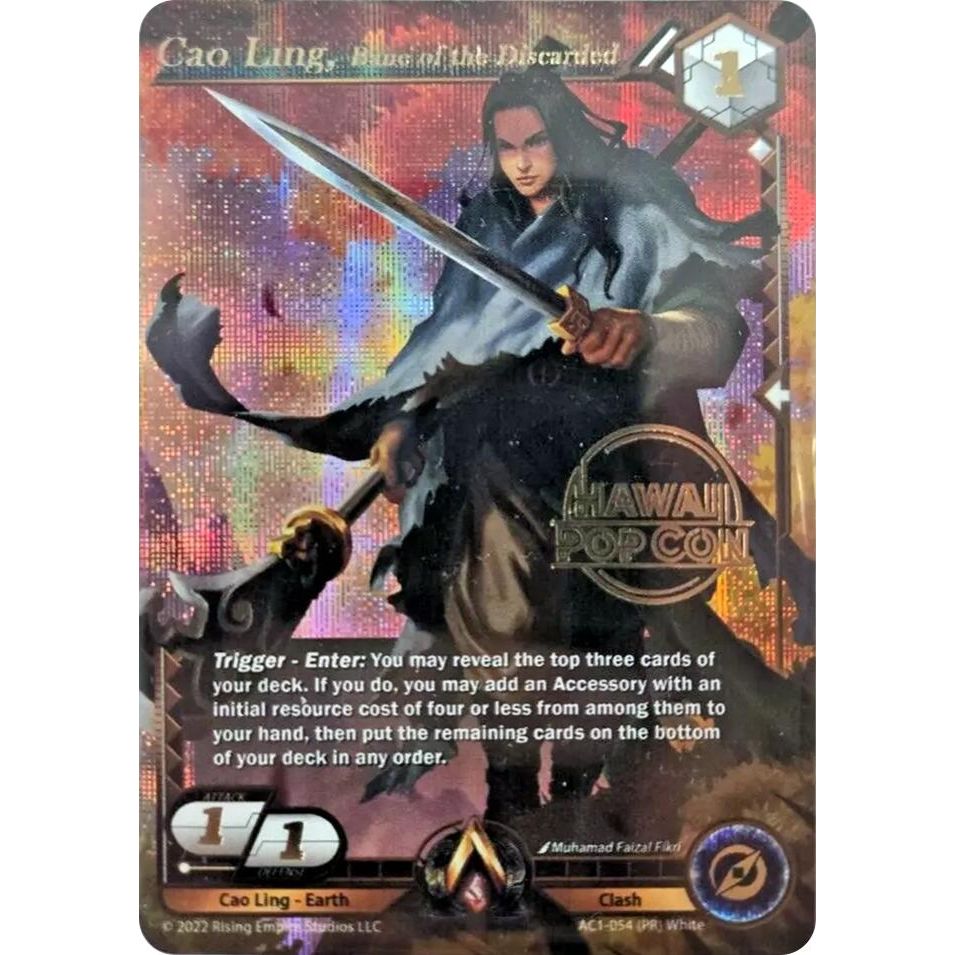 Image for Cao Ling, Bane of the Discarded (Hawaii Pop Con Promo) (AC1-054) (AC1) - Alpha Clash
