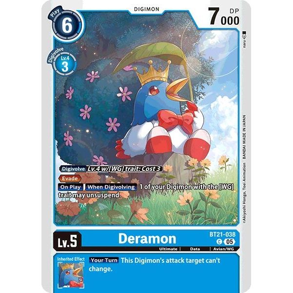 Image for Deramon (BT21-038 C) (BT21) - Digimon Card Game