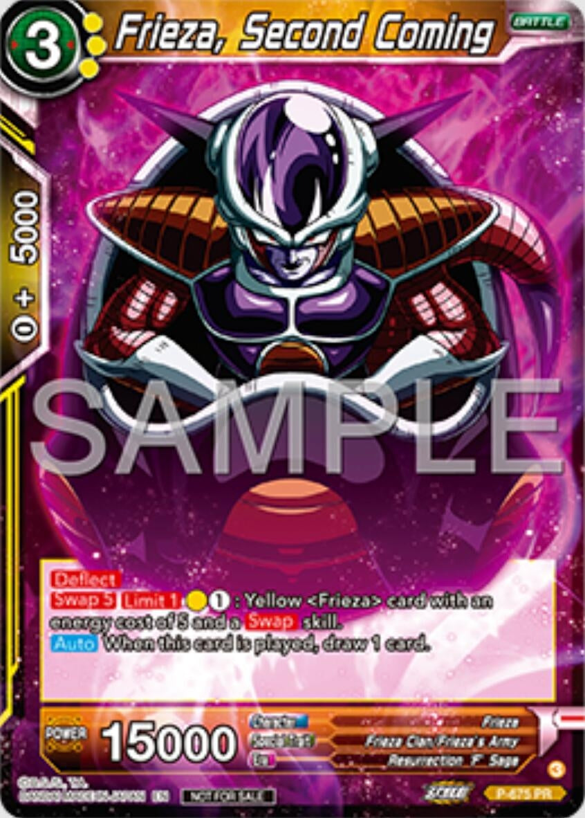 Image for Frieza, Second Coming (Zenkai Series Tournament Pack Vol.11) (P-675) (TPR) - Dragon Ball Super: Masters