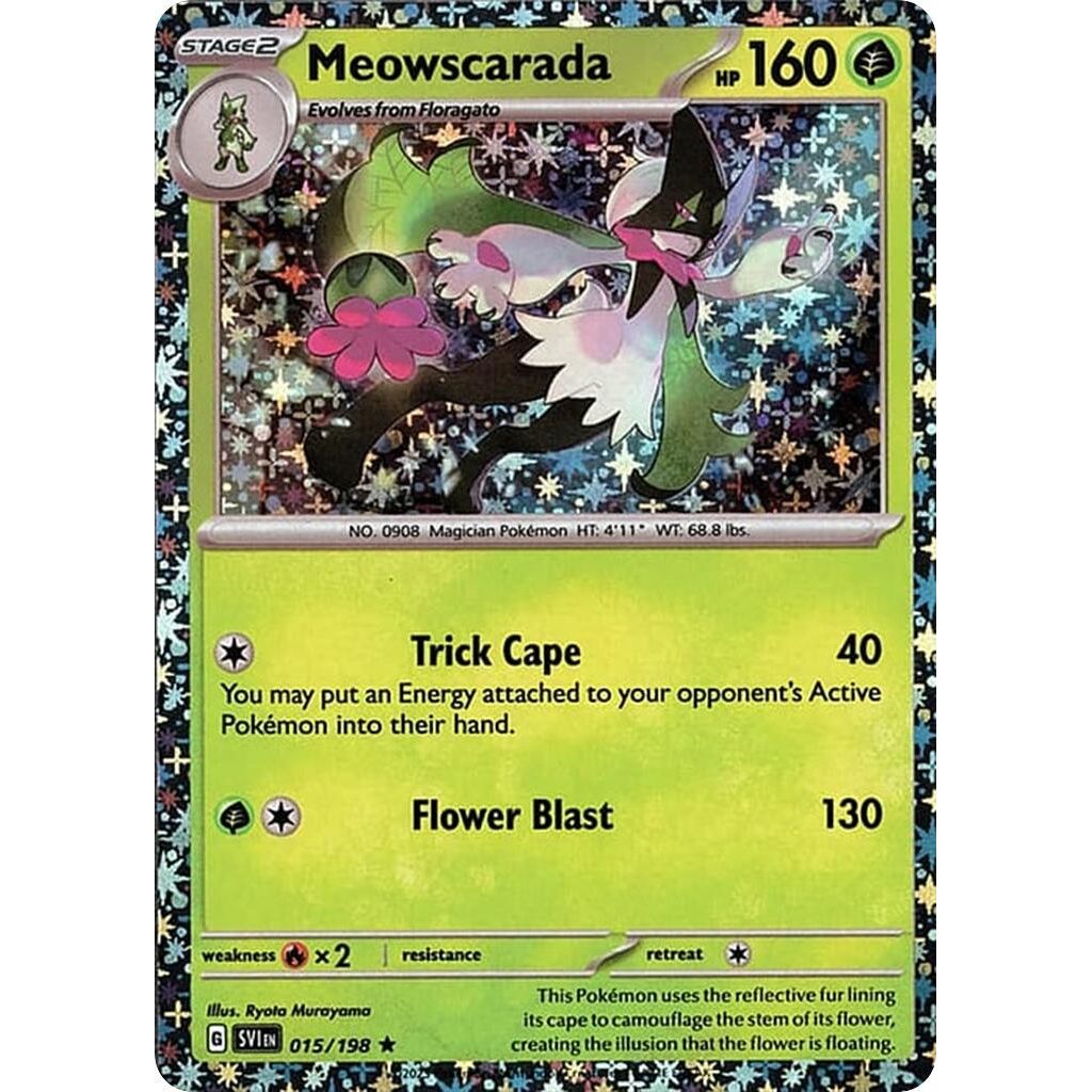 Image for Meowscarada - 015/198 (Sparkle Holo) (015/198) (MCAP) - Pokemon