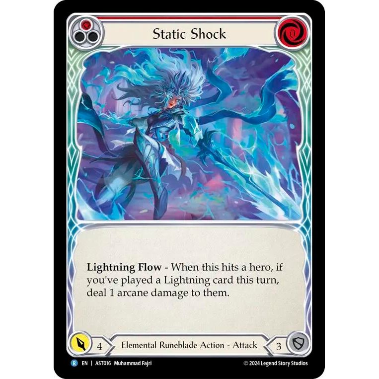 Image for Static Shock (Red) (AST016) - Flesh and Blood TCG