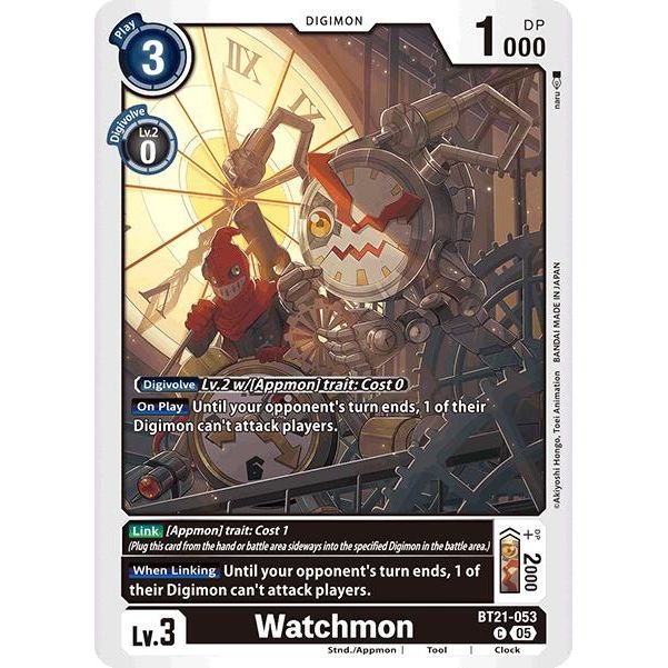 Image for Watchmon (BT21-053 C) (BT21) - Digimon Card Game