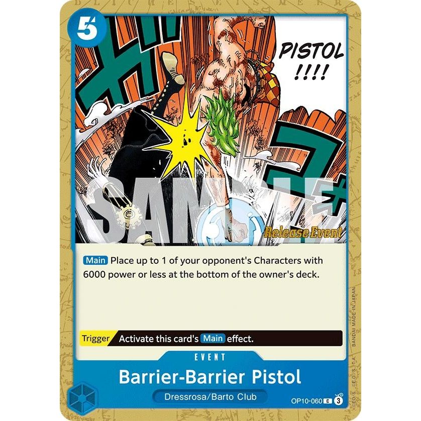 Image for Barrier-Barrier Pistol (OP10-060) (OP10 RE) - One Piece Card Game