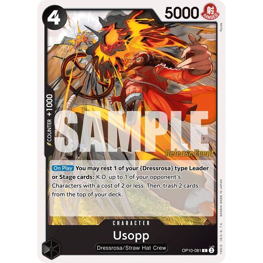 Image for Usopp (081) (OP10-081) (OP10 RE) - One Piece Card Game