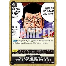 There's No Longer Any Need for the Seven Warlords of the Sea!!! - One Piece — Royal Blood Release Event Cards (061)