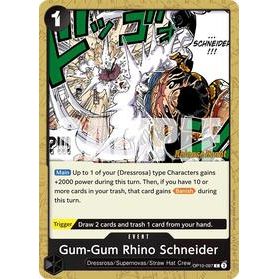 Gum-Gum Rhino Schneider - One Piece — Royal Blood Release Event Cards (062)