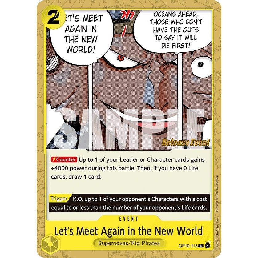 Image for Let's Meet Again in the New World (OP10-115) (OP10 RE) - One Piece Card Game