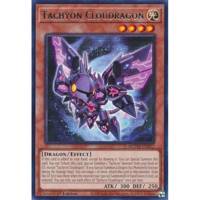 Image for Tachyon Cloudragon (MZTM-EN012) (MZTM) - YuGiOh