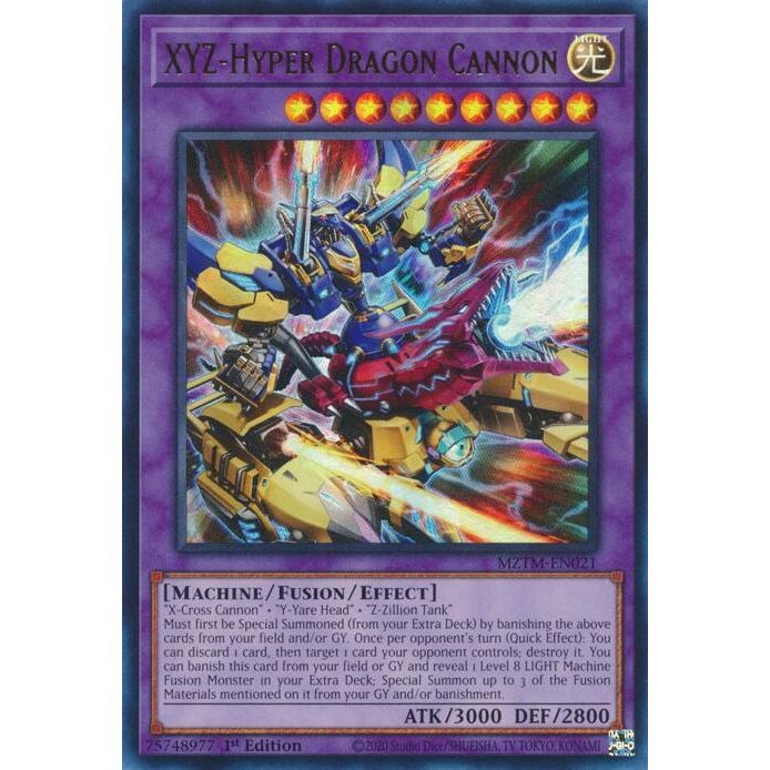 Image for XYZ-Hyper Dragon Cannon (MZTM-EN021) (MZTM) - YuGiOh