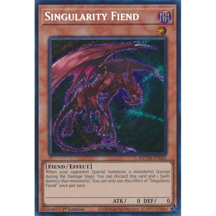 Image for Singularity Fiend (MZTM-EN042) (MZTM) - YuGiOh