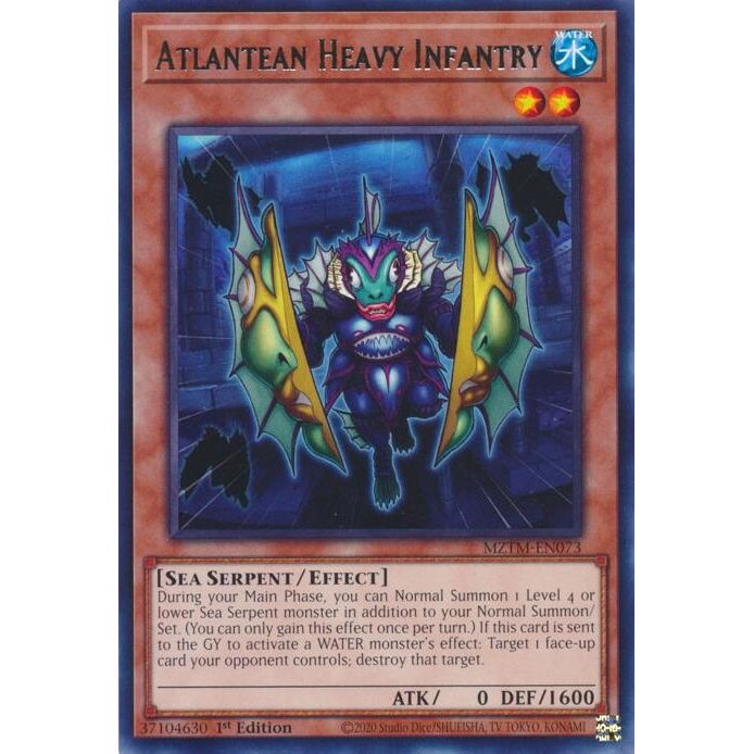 Image for Atlantean Heavy Infantry (MZTM-EN073) (MZTM) - YuGiOh