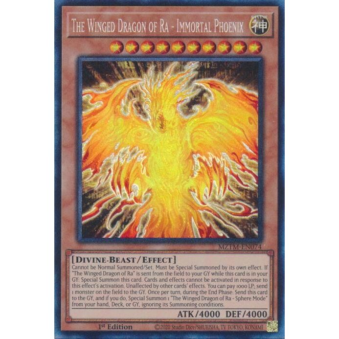 Image for The Winged Dragon of Ra - Immortal Phoenix (CR) (MZTM-EN074) (MZTM) - YuGiOh