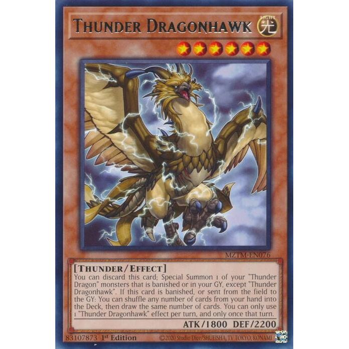 Image for Thunder Dragonhawk (MZTM-EN076) (MZTM) - YuGiOh