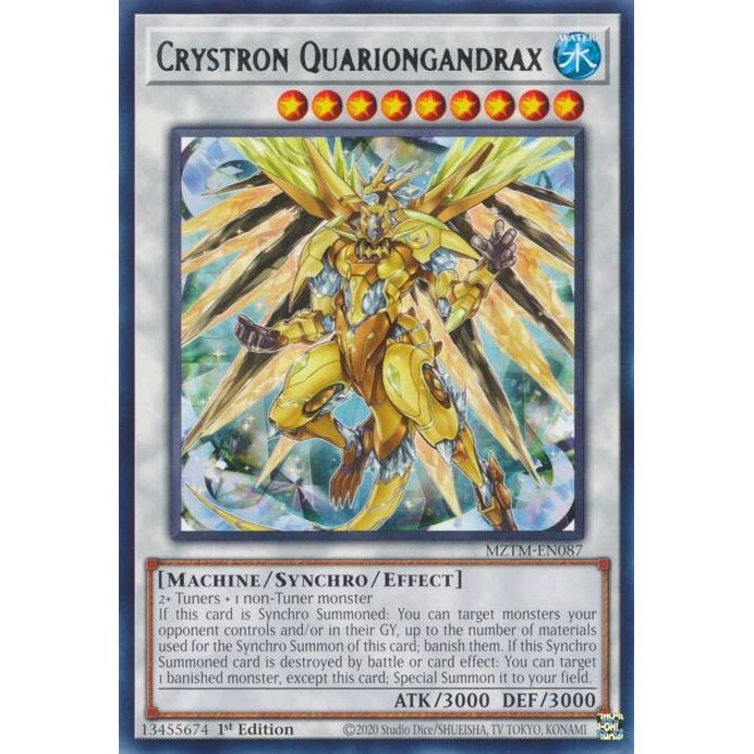 Image for Crystron Quariongandrax (MZTM-EN087) (MZTM) - YuGiOh