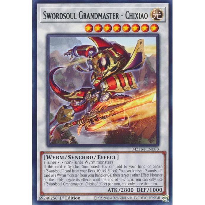 Image for Swordsoul Grandmaster - Chixiao (MZTM-EN088) (MZTM) - YuGiOh