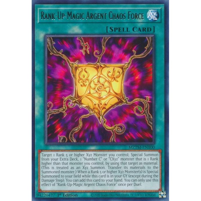 Image for Rank-Up-Magic Argent Chaos Force (MZTM-EN100) (MZTM) - YuGiOh