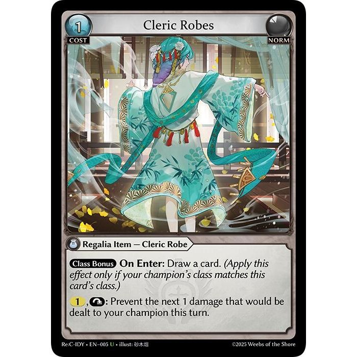 Image for Cleric Robes (005) (IDLCRS) - Grand Archive TCG