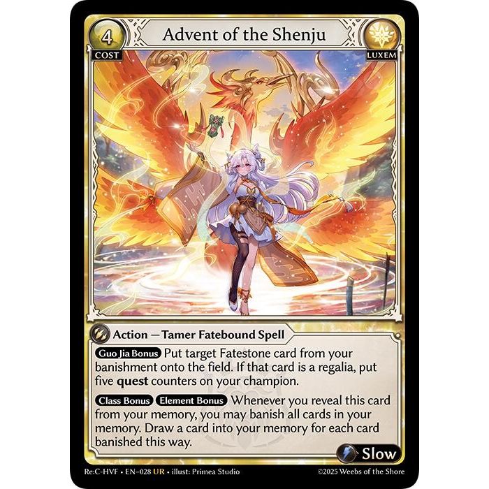 Image for Advent of the Shenju (028) (HVNFV) - Grand Archive TCG