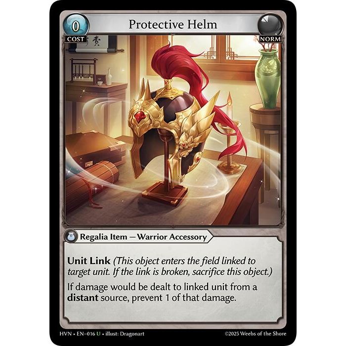 Image for Protective Helm (016) (HVN) - Grand Archive TCG