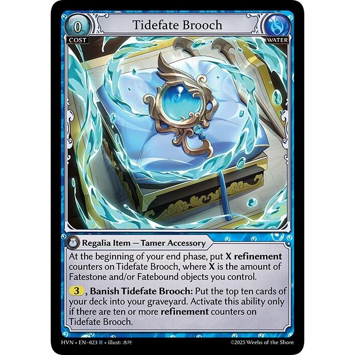 Image for Tidefate Brooch (023) (HVN) - Grand Archive TCG