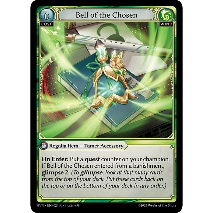 Image for Bell of the Chosen (024) (HVN) - Grand Archive TCG