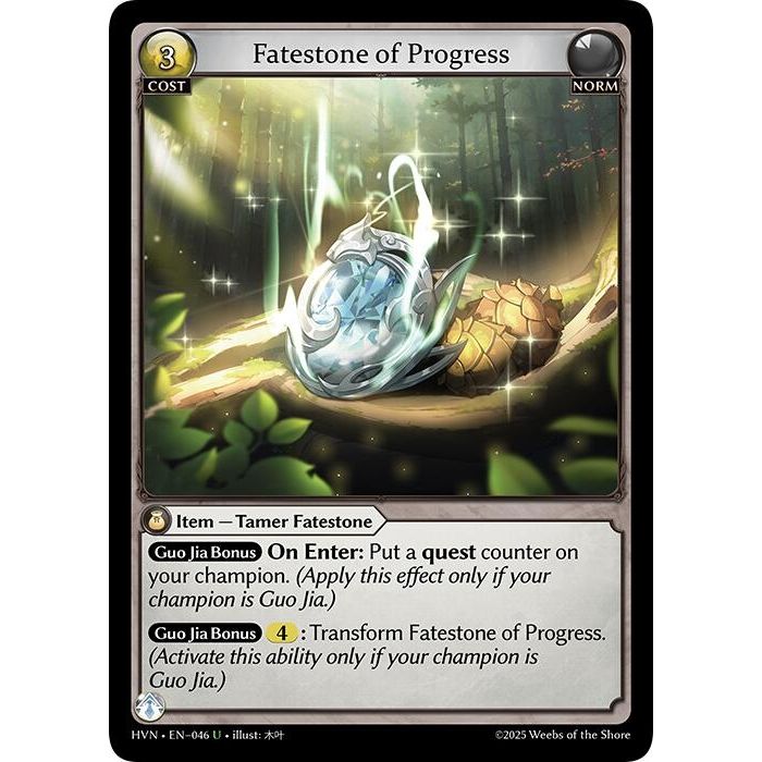 Image for Fatestone of Progress // Airborne Squirrel (046) (HVN) - Grand Archive TCG