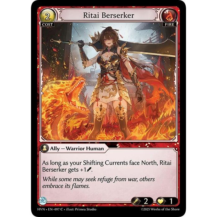 Image for Ritai Berserker (097) (HVN) - Grand Archive TCG