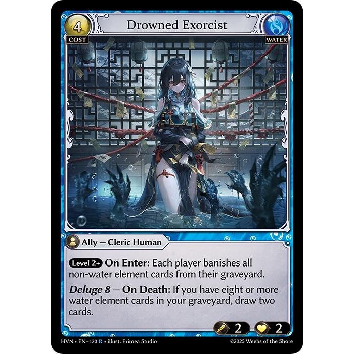 Image for Drowned Exorcist (120) (HVN) - Grand Archive TCG